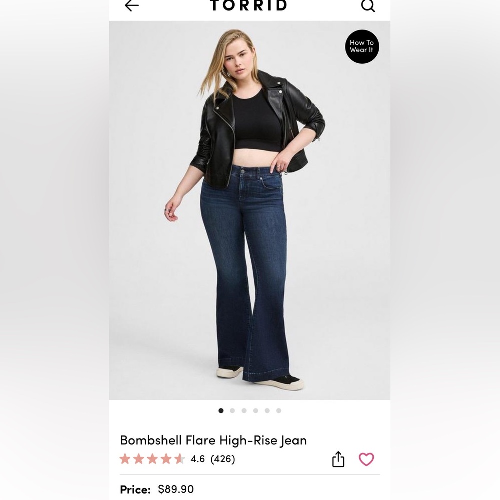 Bombshell Flare High-Rise Jeans